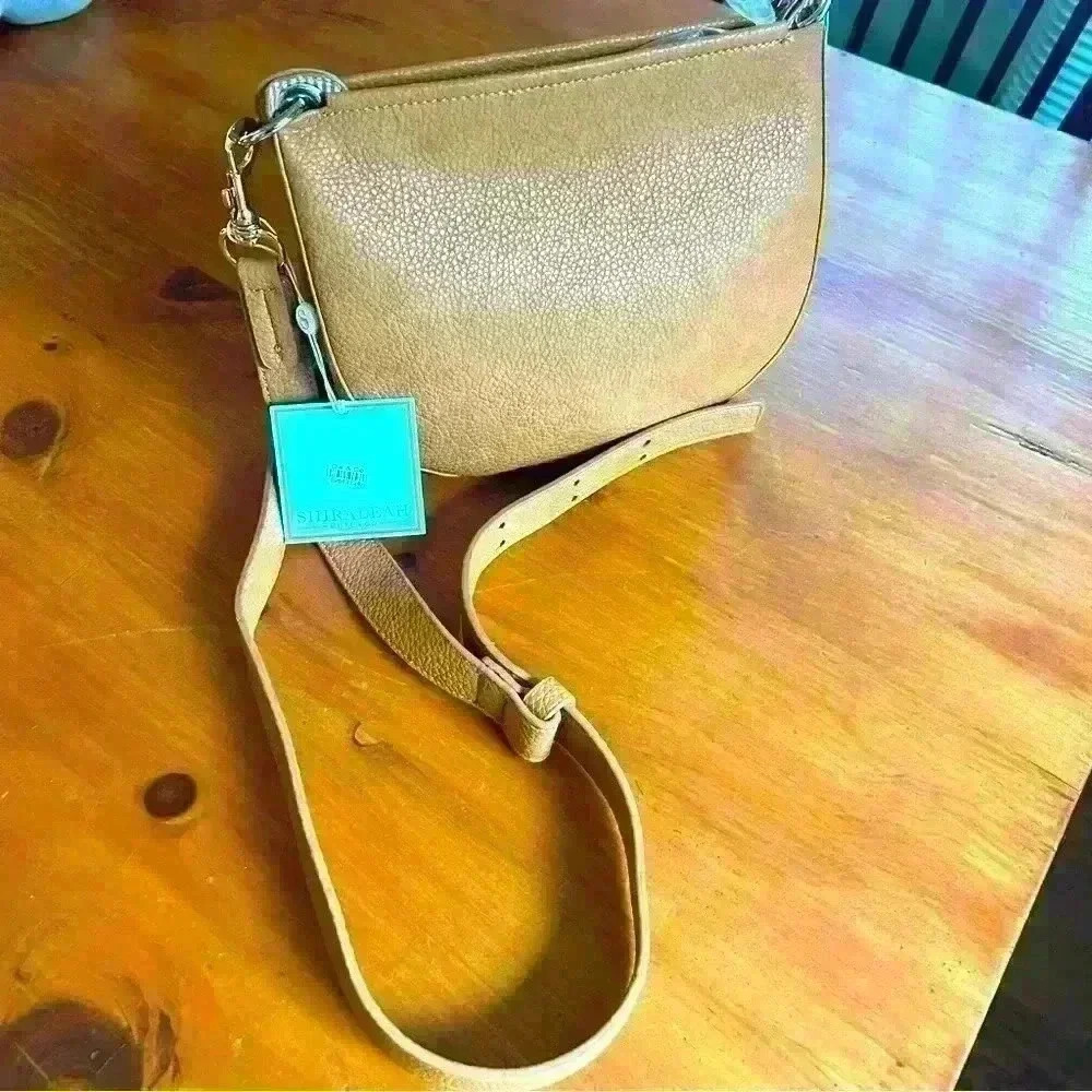 NWT Shiraleah‎ Chicago Vegan Leather Mallorca Crossbody Purse. Pebbled Texture